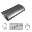 Redback - 2.5" Universal Muffler Offset/Offset 406x203x101mm Oval Aluminised Steel