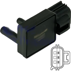 Delphi - Pressure Sensor Citroen, Ford, Mazda, Peugeot, Volvo