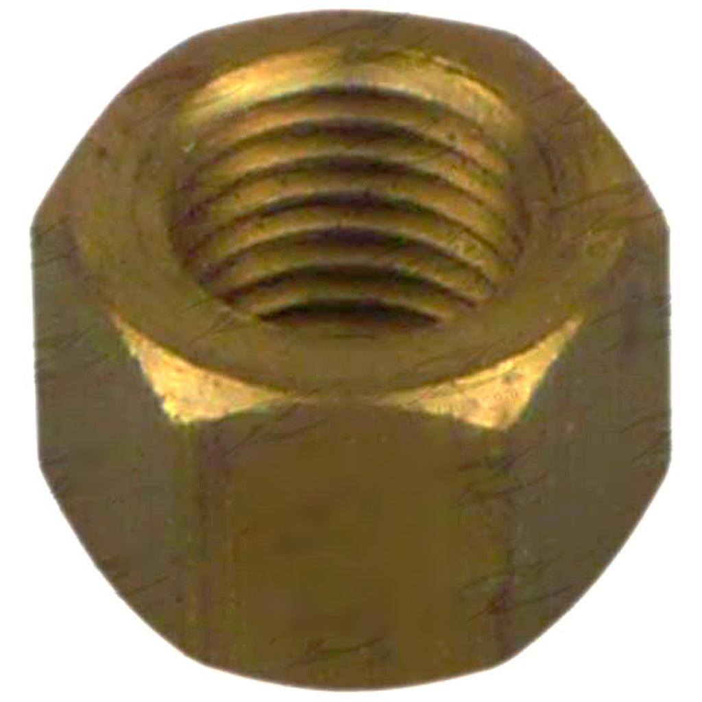 Exhaust Nut (Brass) - TOYOTA, M10 X 1.25, Hex 14.3mm, L 10.5mm