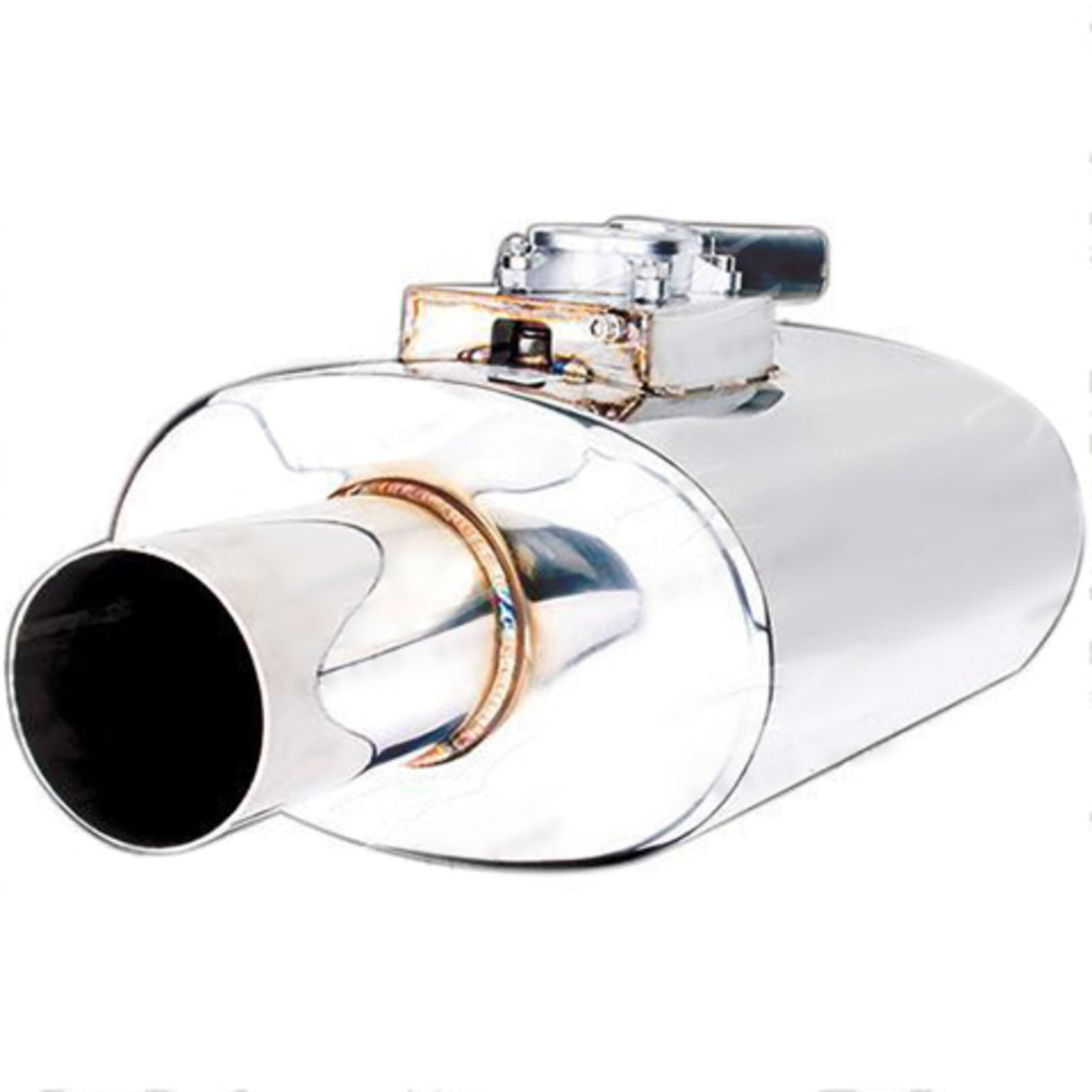 XFORCE - 3" Inch Inlet & 3" Inch Outlet Single Tip Oval Varex Muffler