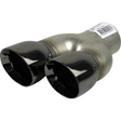 Exhaust Tip - Suited For Holden Commodore VE Dual Tip RHS (2 1/4") (Black Chrome)