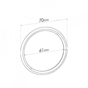 Steel Ring Gasket - Inside Diameter 61mm, Outside Diameter 70mm