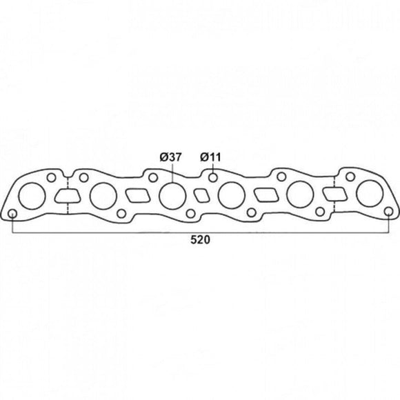 Holden Commodore, Nissan RB20S & RB20E, RB30S & RB30E - Exhaust Manifold Gasket