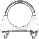 U-Bolt Clamp - Inside diameter 41mm (1-5/8" Inch), Zinc Plated, Packed Bag