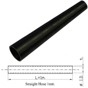 Silicone Hose - Inside Diameter 4" Inch (101mm), Black, 1M Straight
