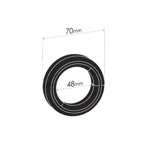 Exhaust Rubber - Universal Ring Rubber Inside Diameter (48mm), Outside Diameter (70mm), Medium