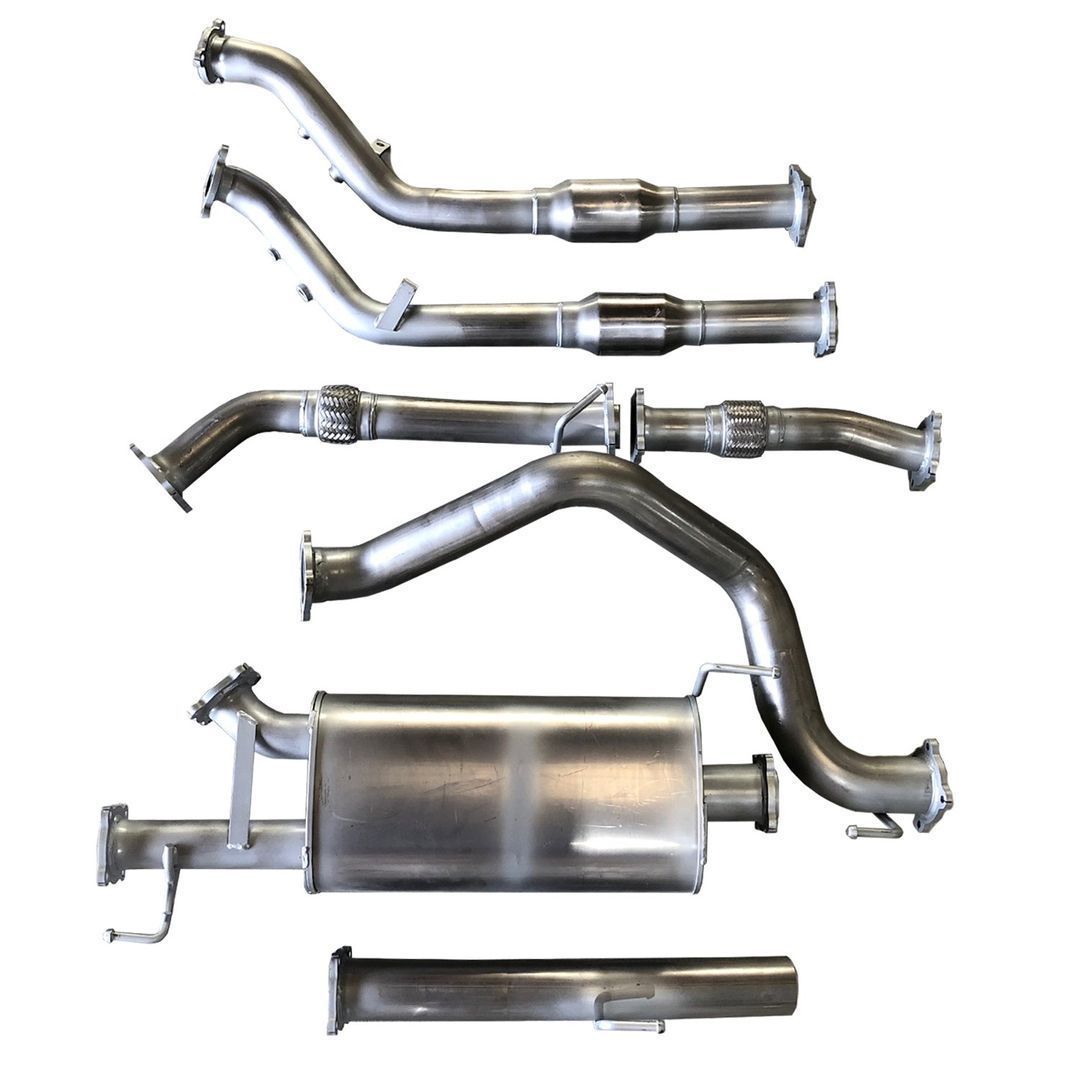 Berklee Performance - Toyota Landcruiser 200 Series 4.2L (1HD-FTE) 3" Stainless Steel Turbo Back Exhaust (Ballistic Exhaust)