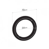 Exhaust Rubber - Universal Ring Rubber Inside Diameter (54mm), Outside Diameter (70mm), Soft