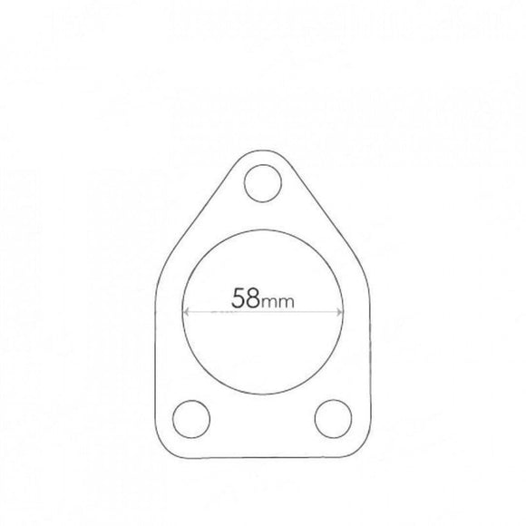 Flange Gasket - Suited For Mitsubishi Magna & Verada, Inside Diameter 58mm