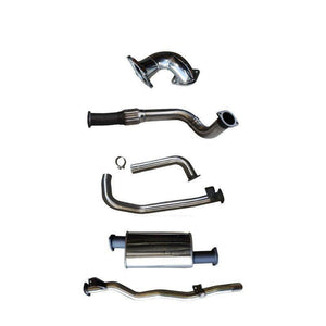 Manta - Toyota HDJ78 4.2L Troop Carrier 3in Turbo Back With Muffler
