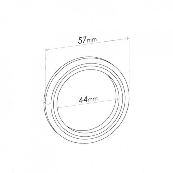Spiral Wound Ring Gasket - ID 44mm, OD 57mm, THK 5mm, SPIRAL