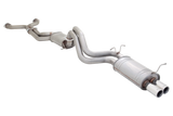 XFORCE - Ford Falcon BA/BF XR8 Sedan 2.5" Inch Raw 409 Stainless Steel Catback Exhaust System With Small Center Oval Muffler