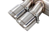 XFORCE - Varex dual 3" 304 stainless steel cat back exhaust system