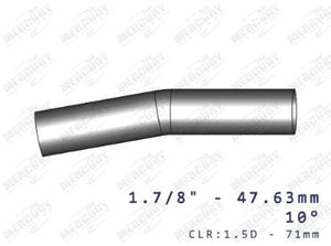 Mercury - 1.7/8" (47.63mm) 10 DEG. S409 MANDREL BEND 1.5D