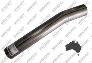 Mandrel Bend 15 Degree - Outside Diameter 63mm (2 1/2" Inch), Long Leg 409 Stainless