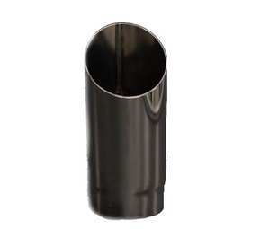 Redback Exhaust Tip 2 1/2" In 2 3/4" Out 8" Long Angle Cut