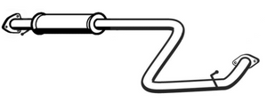Standard Replacement - Daewoo Leganza Sedan 2.0lt DOHC Intermediate Pipe (97-1/04) (BI4755) (Berklee)