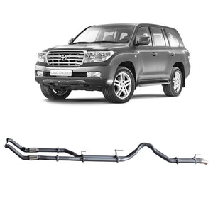 Redback Performance - Toyota Landcruiser (11/2007 - 09/2015) Exhaust (Extreme Duty 4x4) "Pipe Only"