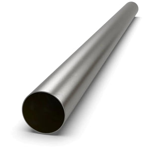 Exhaust Tube - 2-1/2" Inch (63mm), Thick 2.0mm, Length 3M, Semi Bright Mild