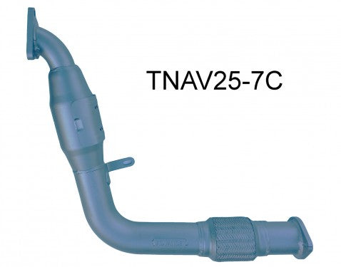 Advance Headers Turbo Pipes Nissan PATHFINDER R51 - 3" Pipe with Cat TNAV25-7C