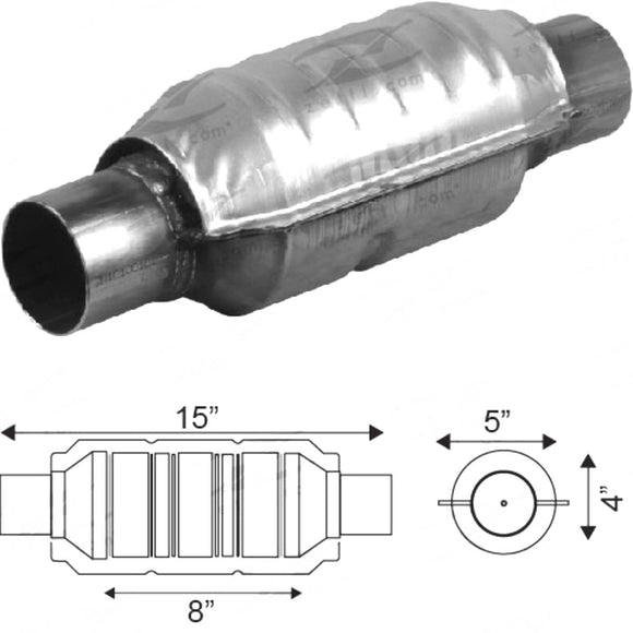 Universal Catalytic Converter - Euro IV, 2