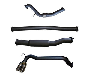 Manta - Ford PX Ranger 3.2L - Full System - 3" Exhaust - without Cat with Hotdog - Twin Tip Side Exit