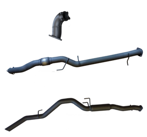 Manta - Ford Ranger PJ / PK 3.0L Auto - Full System -  3" Exhaust without Cat with Hotdog