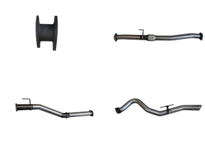 Manta - Isuzu DMAX 2021+ 1.9L - DPF Back Exhaust - 3" Single Stainless Steel System - Pipe Only