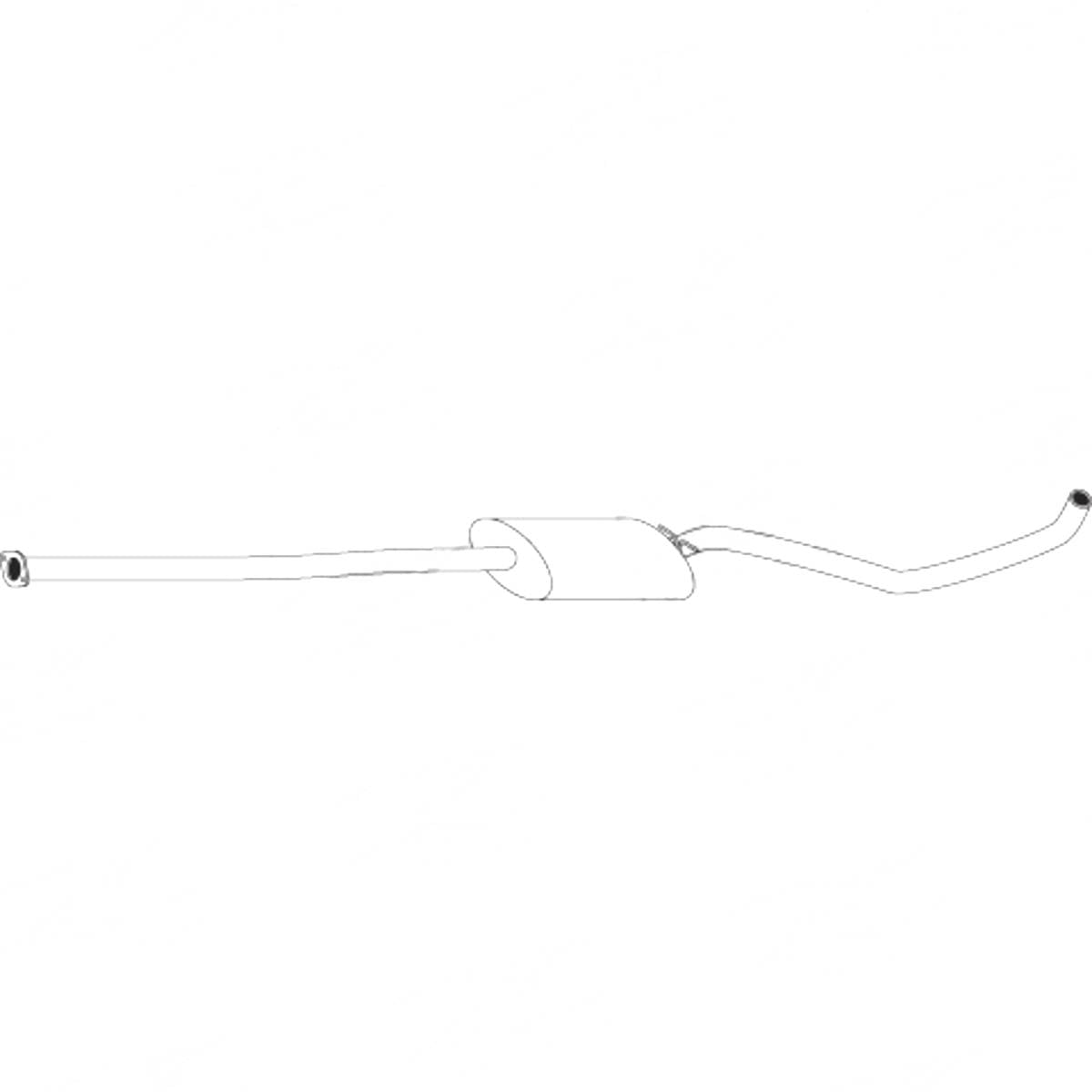 Standard Replacement - Holden Statesman VS (1995 - 1998) Sedan (3.8L) Center Muffler