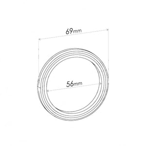 Spiral Wound Ring Gasket - Inside Diameter 56mm, Outside Diameter 69mm (TYG143)